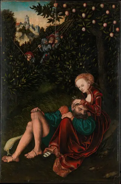 Samson and Delilah av Lucas Cranach the Elder