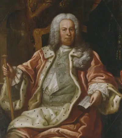 Samuel Åkerhielm af Margretelund d.y., 1684-1768 av Lorens Pasch the Elder