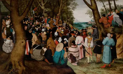 Sermon of Saint John the Baptist av Pieter Bruegel The Elder
