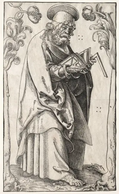 The Apostle Matthew av Lucas Cranach the Elder