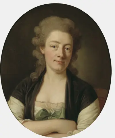 The Artist’s Wife Maria Wilhelmina av Per Krafft the Elder
