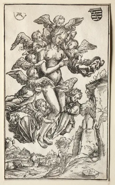 The Ecstasy of Saint Mary Magdalene av Lucas Cranach the Elder