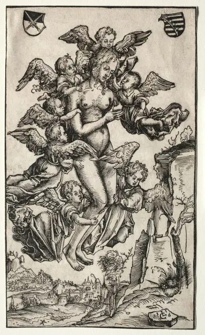 The Ecstasy of St. Mary Magdalene av Lucas Cranach the Elder