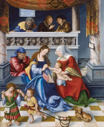 Svatá přízeň, 1509 – Nr. 2, Lucas Cranach the Elder