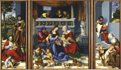 The Holy Kinship, 1509 – nr 1 av Lucas Cranach the Elder