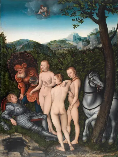 The Judgement of Paris, 1527 av Lucas Cranach the Elder