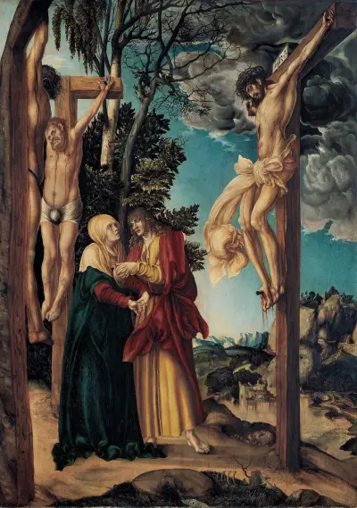 The Lamentation of Christ av Lucas Cranach the Elder