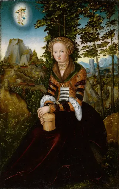 The Magdalene av Lucas Cranach the Elder