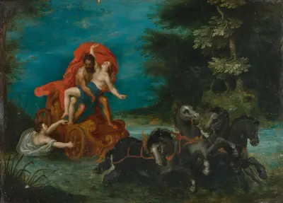 Proserpinas bortrövande av Jan Brueghel The Elder