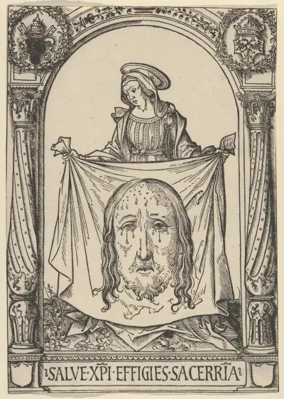 The Sudarium of Saint Veronica von Hans Burgkmair The Elder