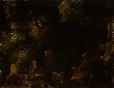 Frestelsen av den helige Antonius av Jan Brueghel The Elder