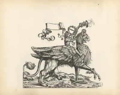 The Triumphs of the Emperor Maximilian I Pl.01 von Hans Burgkmair The Elder
