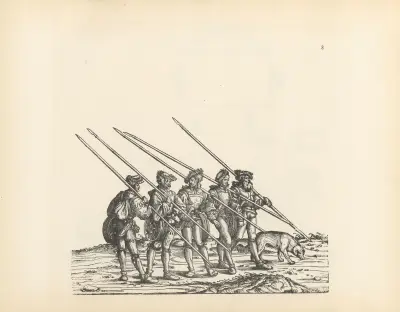 The Triumphs of the Emperor Maximilian I Pl.08 av Hans Burgkmair The Elder