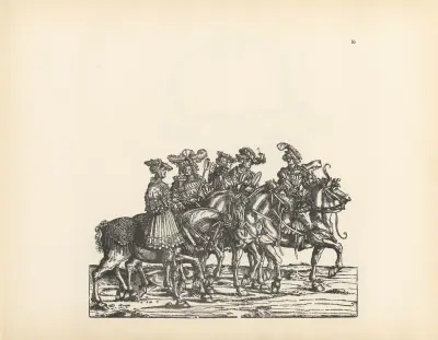 Kejsar Maximilian I:s triumfer, plansch 16 av Hans Burgkmair The Elder