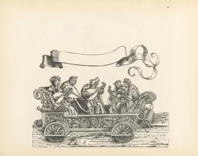 The Triumphs of the Emperor Maximilian I Pl.18 av Hans Burgkmair The Elder