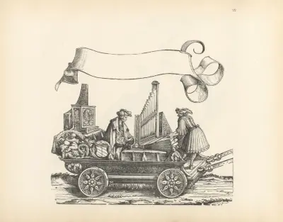 The Triumphs of the Emperor Maximilian I Pl.22 av Hans Burgkmair The Elder