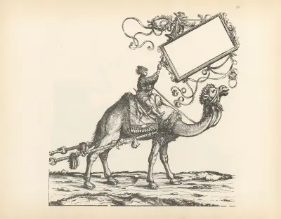 The Triumphs of the Emperor Maximilian I Pl.23 av Hans Burgkmair The Elder