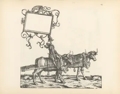Kejsar Maximilian I:s triumfer, plansch 25 av Hans Burgkmair The Elder