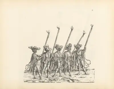 The Triumphs of the Emperor Maximilian I Pl.32 av Hans Burgkmair The Elder
