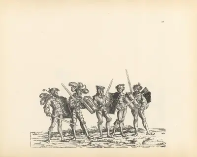 The Triumphs of the Emperor Maximilian I Pl.38 av Hans Burgkmair The Elder