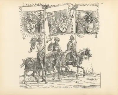 The Triumphs of the Emperor Maximilian I Pl.66 av Hans Burgkmair The Elder