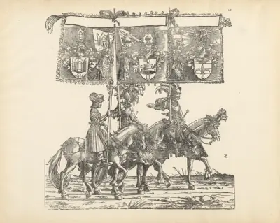 The Triumphs of the Emperor Maximilian I Pl.68 av Hans Burgkmair The Elder
