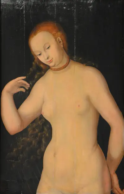 Venus, 1526 av Lucas Cranach the Elder