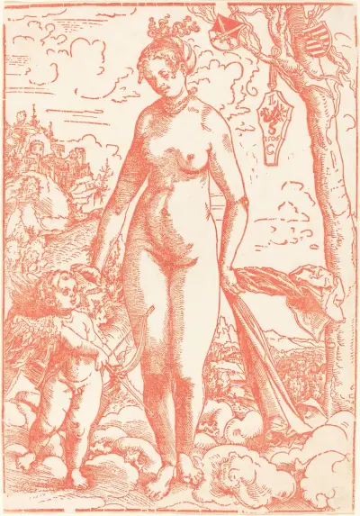 Venus and Cupid, 1506 av Lucas Cranach the Elder