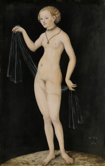 Venus, 1532 av Lucas Cranach the Elder