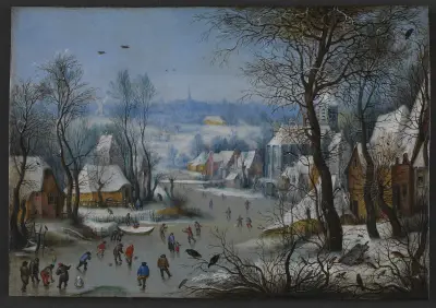 Winter Scenery av Pieter Bruegel The Elder