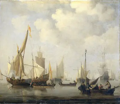 Stilla hav av Willem van de Velde the Younger