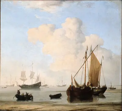 A Calm – nr 1 av Willem van de Velde the Younger