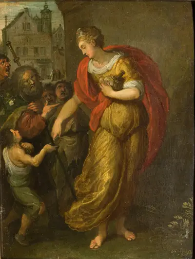 Allegori över generositet av Frans Francken the Younger