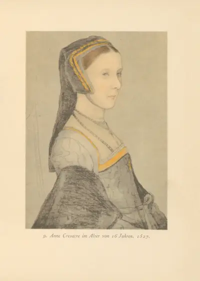 Anne Cresacre im Alter von 16 Jahren av Hans Holbein The Younger