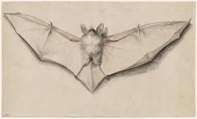 Bat with Outspread Wings av Hans Holbein The Younger