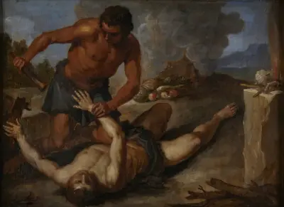Kain mördar Abel av David Teniers The Younger