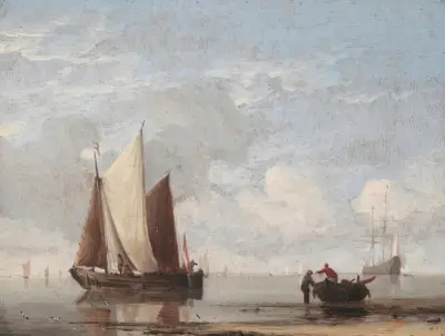 Calm Sea av Willem van de Velde the Younger