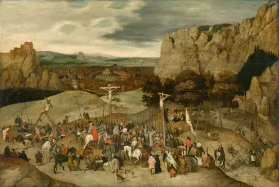 Calvary av Pieter Brueghel The Younger