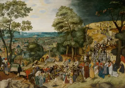 Christ Carrying the Cross av Pieter Brueghel The Younger