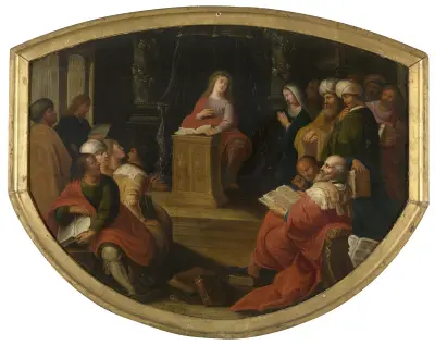 Christ’s dispute with the doctors in the temple av Frans Francken the Younger