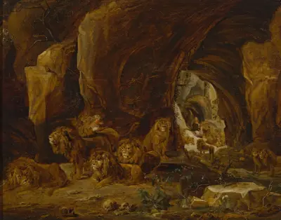 Daniel i lejongropen av David Teniers The Younger