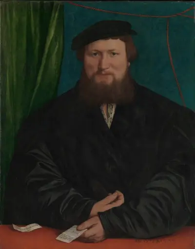 Derick Berck of Cologne av Hans Holbein The Younger