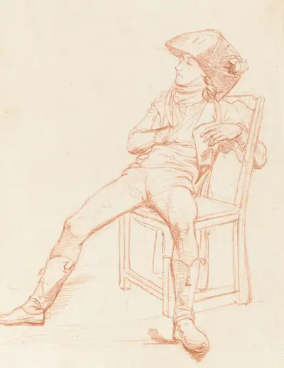 Fransk soldat av Gabriel Lory the Younger