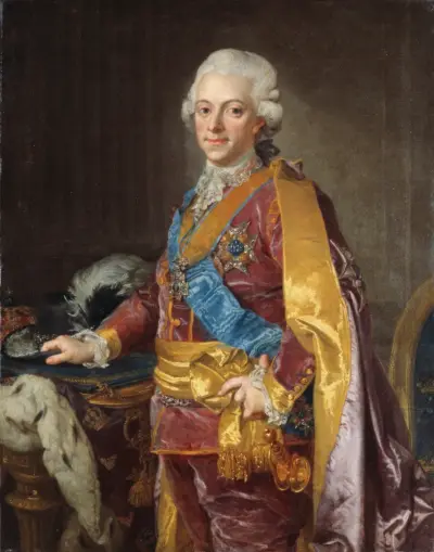 Gustav III, Sveriges konung 1772–1792 av Lorens Pasch the Younger