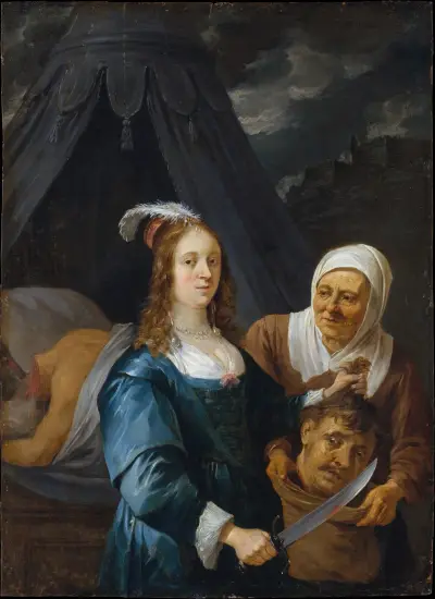 Judith med Holofernes huvud av David Teniers The Younger