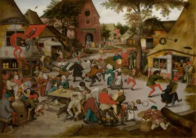 Kermis of Saint George av Pieter Brueghel The Younger
