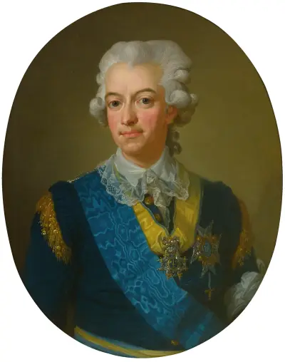 Kung Gustav III av Sverige av Lorens Pasch the Younger
