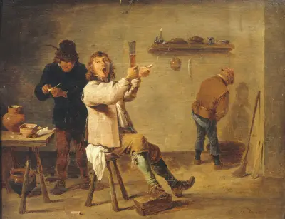Dryckesvisan av David Teniers The Younger