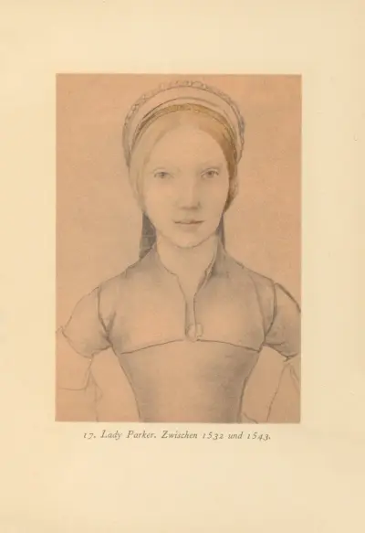 Lady Parker av Hans Holbein The Younger