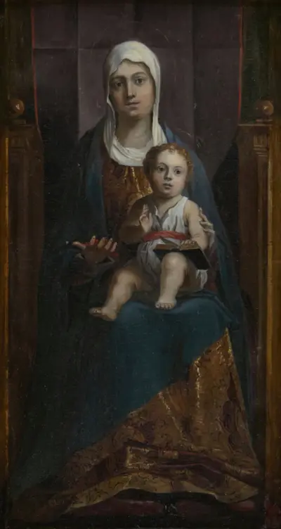 Madonna med barnet av David Teniers The Younger